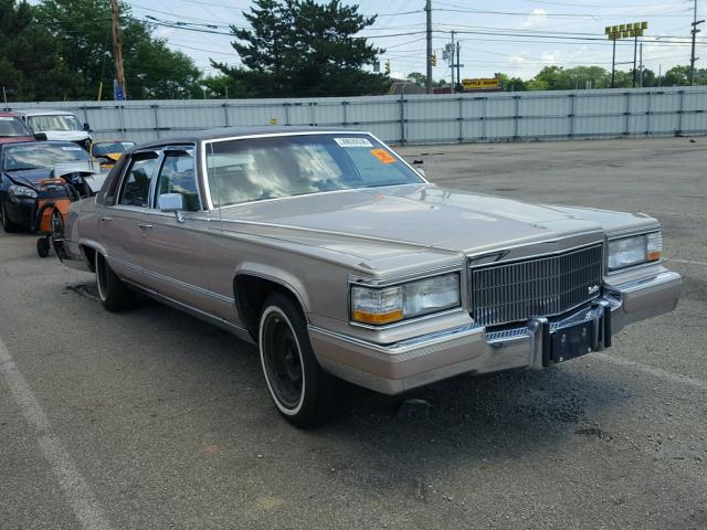 1G6DW5471LR722973 - 1990 CADILLAC BROUGHAM BEIGE photo 1