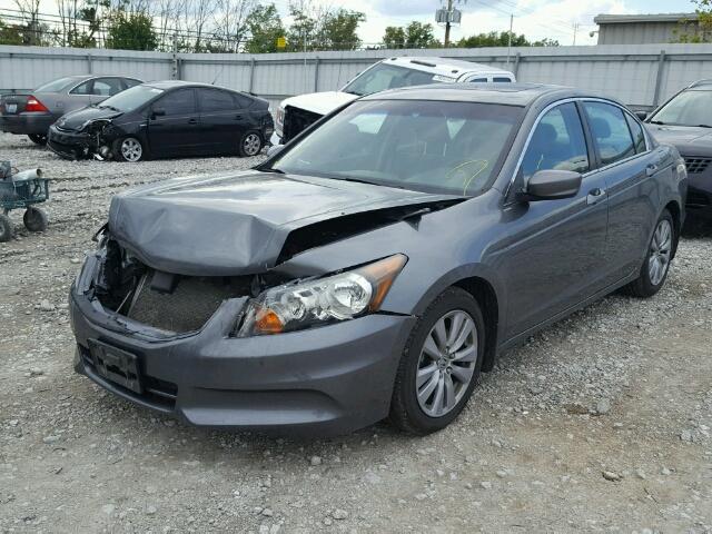 1HGCP2F77BA078380 - 2011 HONDA ACCORD EX GRAY photo 2