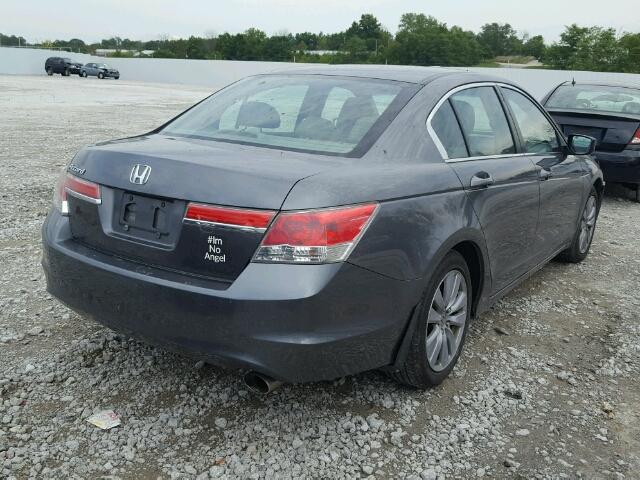 1HGCP2F77BA078380 - 2011 HONDA ACCORD EX GRAY photo 4