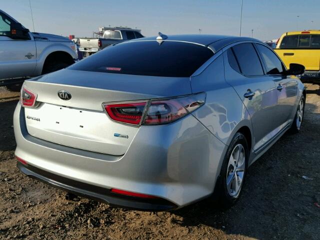 KNAGM4AD1G5096629 - 2016 KIA OPTIMA HYB SILVER photo 4