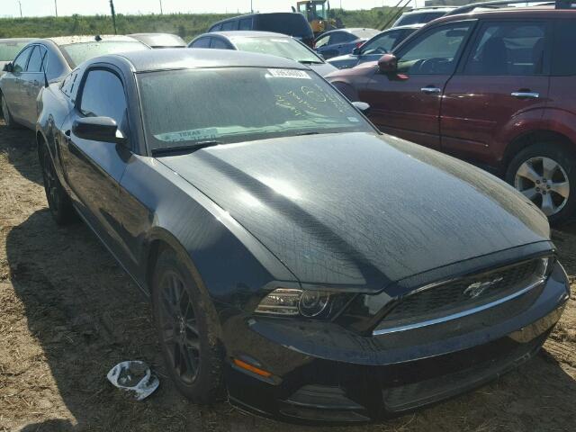 1ZVBP8AM5E5326646 - 2014 FORD MUSTANG BLACK photo 1