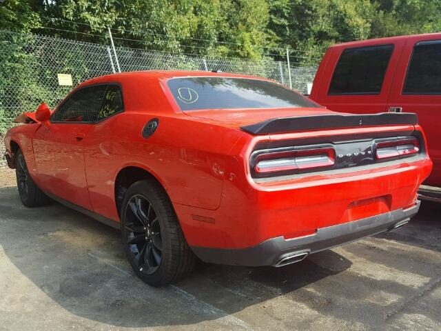 2C3CDZAG9JH270962 - 2018 DODGE CHALLENGER RED photo 3