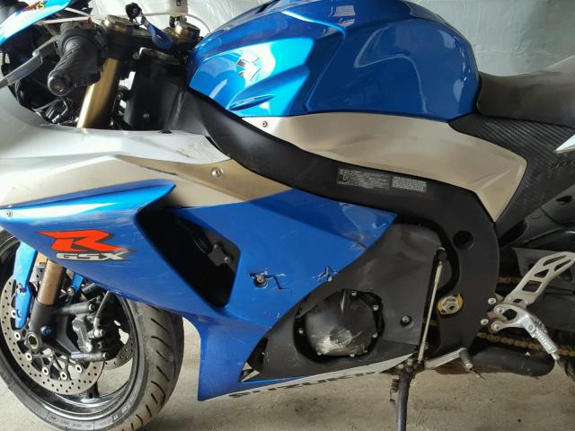 JS1GT78A592102160 - 2009 SUZUKI GSX-R1000 BLUE photo 7