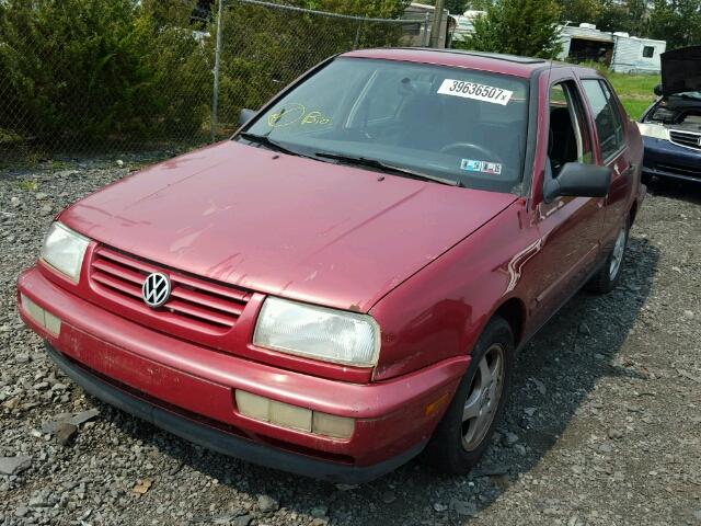 3VWRA81H9VM102521 - 1997 VOLKSWAGEN JETTA GL MAROON photo 2