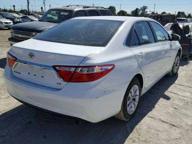 4T4BF1FK2GR547782 - 2016 TOYOTA CAMRY LE WHITE photo 4