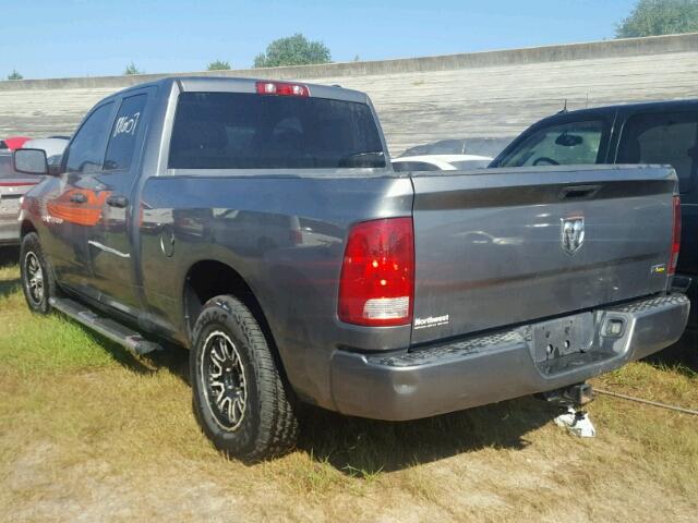 1D7RB1GP9BS581943 - 2011 DODGE RAM 1500 GRAY photo 3