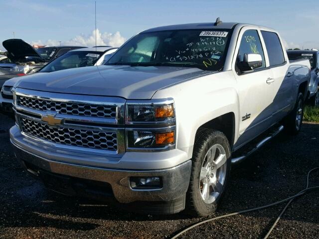 3GCPCRECXFG448618 - 2015 CHEVROLET SILVERADO SILVER photo 2