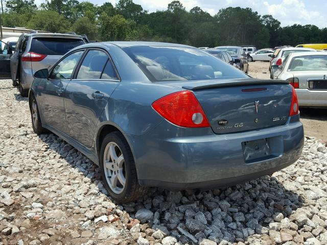 1G2ZJ57K794248684 - 2009 PONTIAC G6 BLUE photo 3