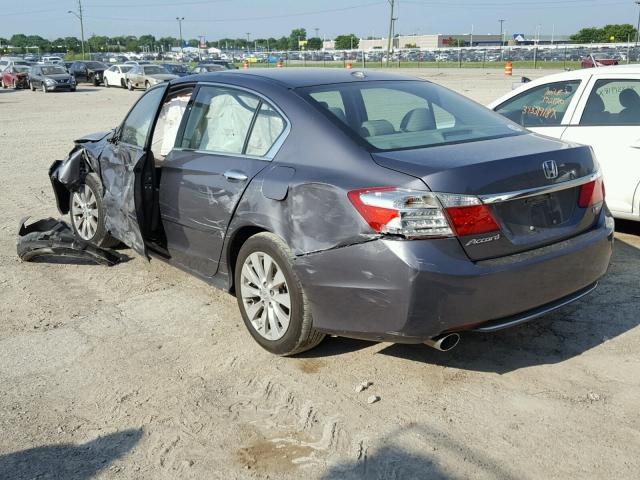 1HGCR3F83FA025268 - 2015 HONDA ACCORD EXL GRAY photo 3