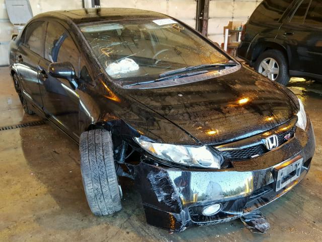 2HGFA5E52AH700481 - 2010 HONDA CIVIC SI BLACK photo 1