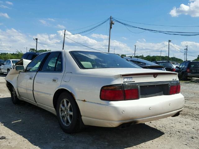 1G6KS54Y72U236627 - 2002 CADILLAC SEVILLE SL WHITE photo 3