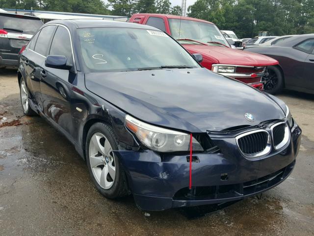 WBANA73505CR57346 - 2005 BMW 530 I BLUE photo 1