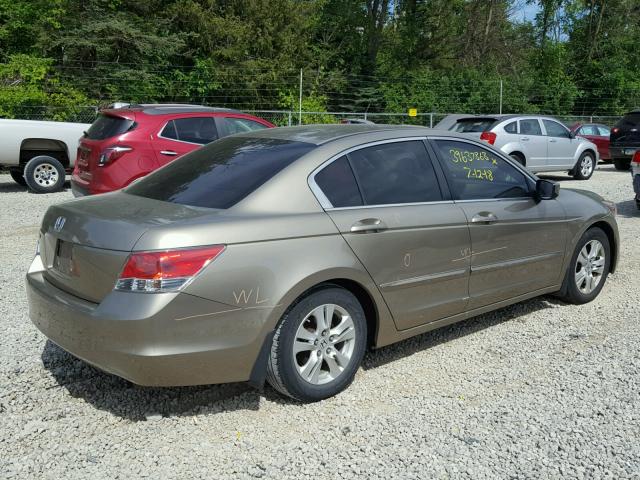 JHMCP26418C062353 - 2008 HONDA ACCORD LXP GOLD photo 4