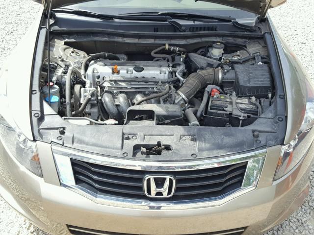 JHMCP26418C062353 - 2008 HONDA ACCORD LXP GOLD photo 7