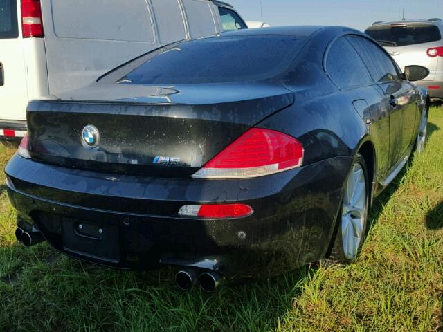 WBSEH93416B798130 - 2006 BMW M6 BLACK photo 4