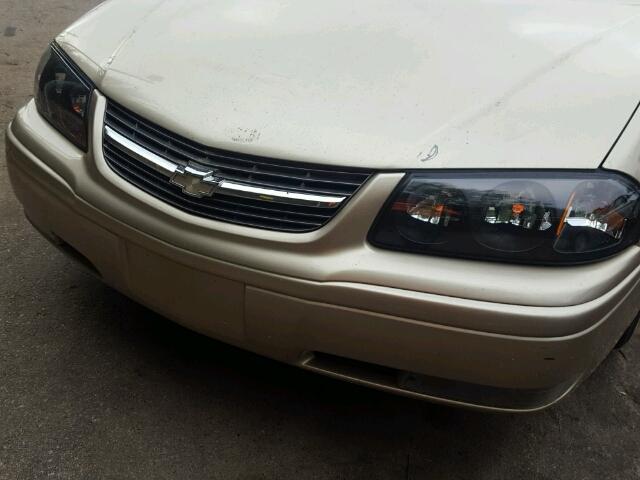 2G1WH52K359263281 - 2005 CHEVROLET IMPALA LS TAN photo 9