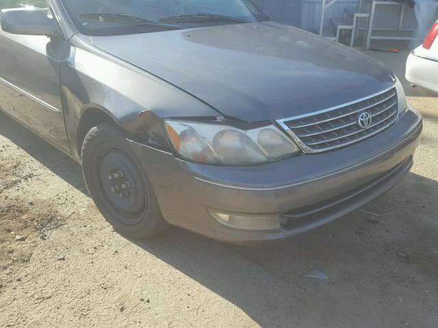 4T1BF28B23U336394 - 2003 TOYOTA AVALON XL GRAY photo 9