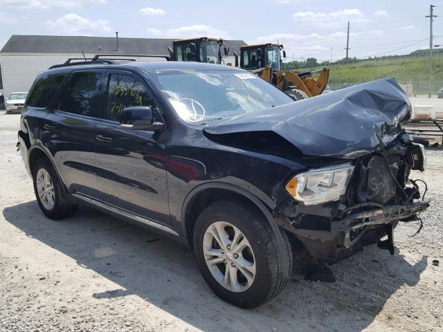 1D4SE4GT0BC680102 - 2011 DODGE DURANGO CR BLACK photo 1