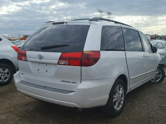 5TDZA22C55S275262 - 2005 TOYOTA SIENNA WHITE photo 4