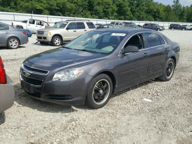 1G1ZB5EB8AF301289 - 2010 CHEVROLET MALIBU LS ნაცრისფერი ფოტო 2