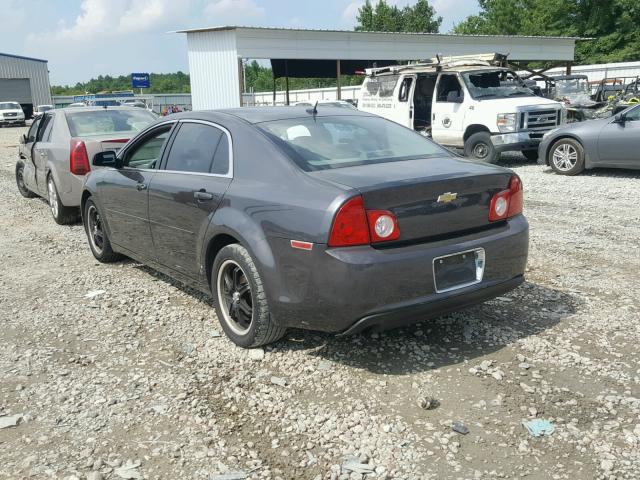 1G1ZB5EB8AF301289 - 2010 CHEVROLET MALIBU LS ნაცრისფერი ფოტო 3