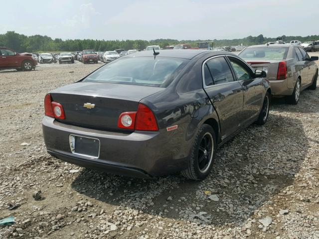 1G1ZB5EB8AF301289 - 2010 CHEVROLET MALIBU LS ნაცრისფერი ფოტო 4