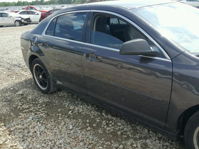 1G1ZB5EB8AF301289 - 2010 CHEVROLET MALIBU LS ნაცრისფერი ფოტო 9