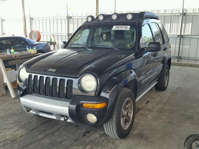1J4GK38K14W202021 - 2004 JEEP LIBERTY RE BLACK photo 2
