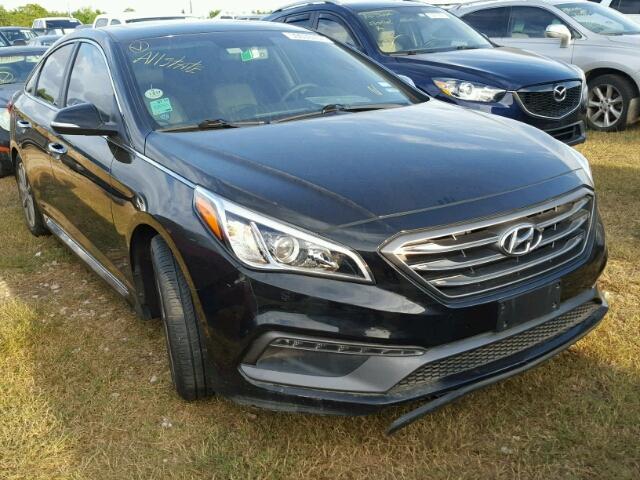 5NPE34AF1GH298725 - 2016 HYUNDAI SONATA SPO BLACK photo 1