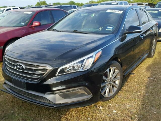 5NPE34AF1GH298725 - 2016 HYUNDAI SONATA SPO BLACK photo 2