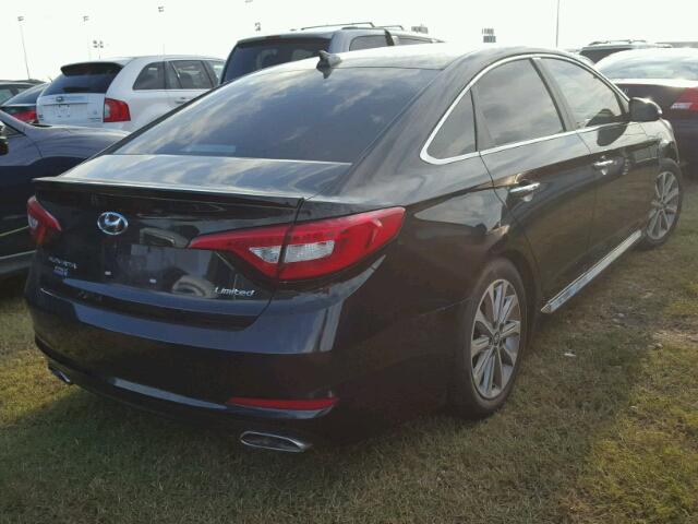 5NPE34AF1GH298725 - 2016 HYUNDAI SONATA SPO BLACK photo 4