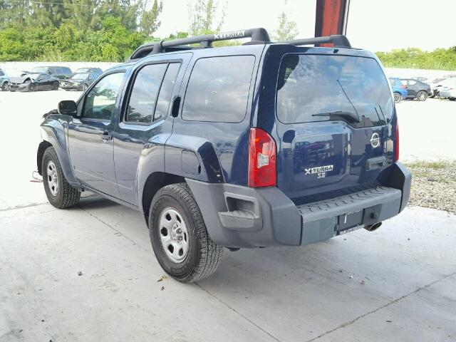 5N1AN08U58C529575 - 2008 NISSAN XTERRA OFF BLUE photo 3