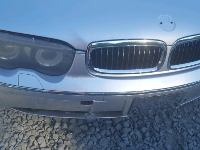 WBAGN83525DK11347 - 2005 BMW 760 LI SILVER photo 9