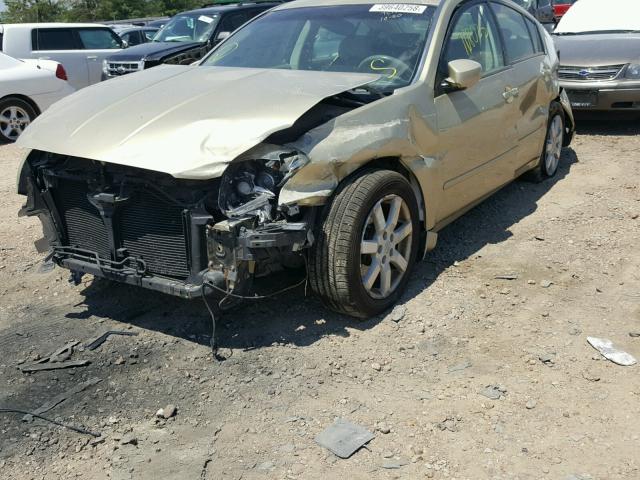 1N4BA41E14C861236 - 2004 NISSAN MAXIMA SE BEIGE photo 9