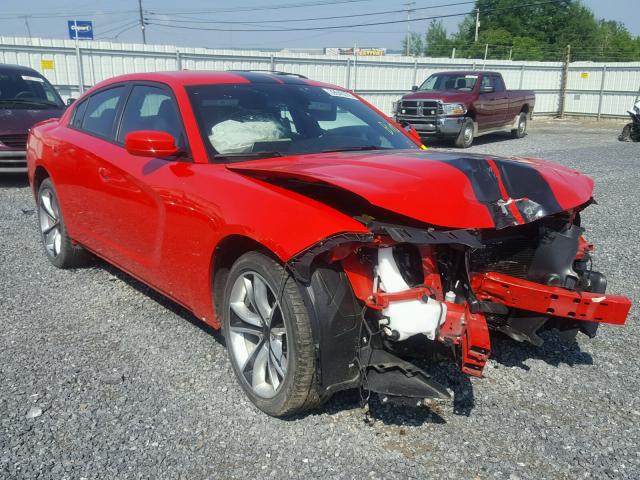2C3CDXCT0FH832396 - 2015 DODGE CHARGER R/ RED photo 1