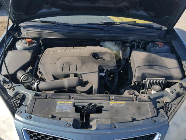 1G2ZJ57B094262779 - 2009 PONTIAC G6 GREEN photo 7