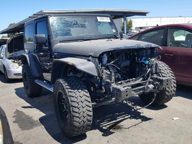 1C4AJWAGXFL636268 - 2015 JEEP WRANGLER S BLACK photo 1