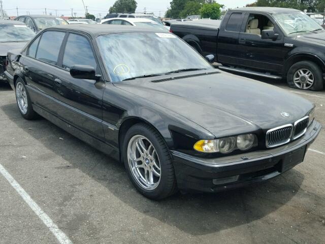 WBAGJ03421DD74792 - 2001 BMW 750 IL BLACK photo 1