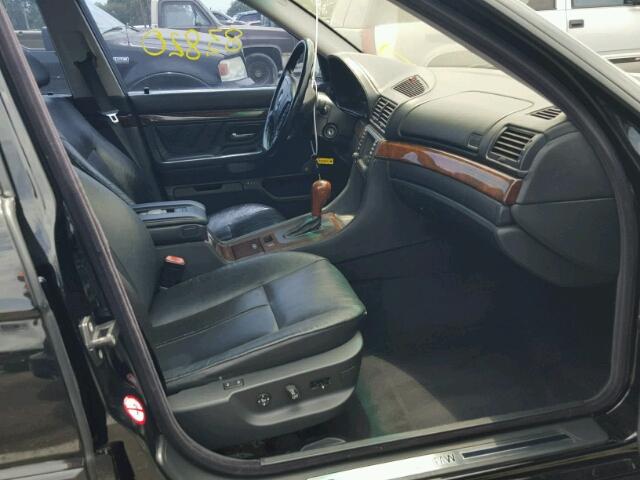 WBAGJ03421DD74792 - 2001 BMW 750 IL BLACK photo 5