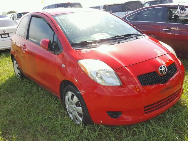 JTDJT923485213636 - 2008 TOYOTA YARIS RED photo 1