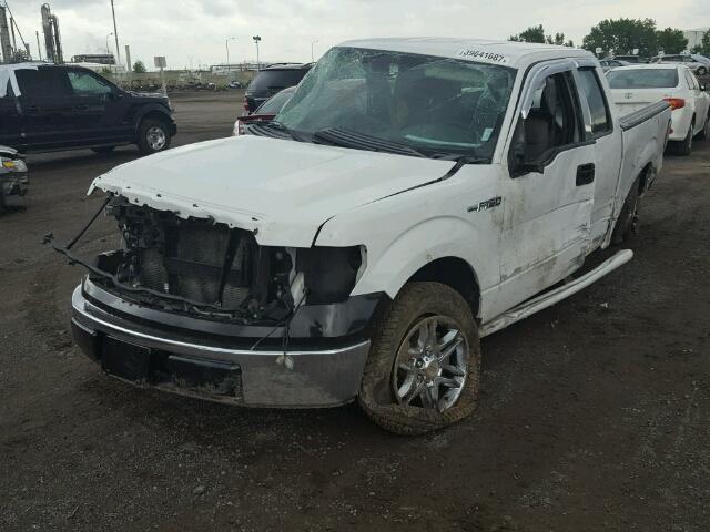 1FTRX12809FA48068 - 2009 FORD F150 SUPER WHITE photo 2