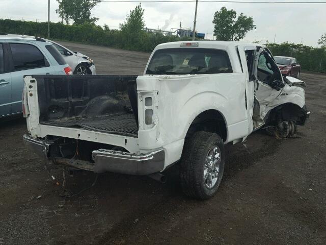 1FTRX12809FA48068 - 2009 FORD F150 SUPER WHITE photo 4