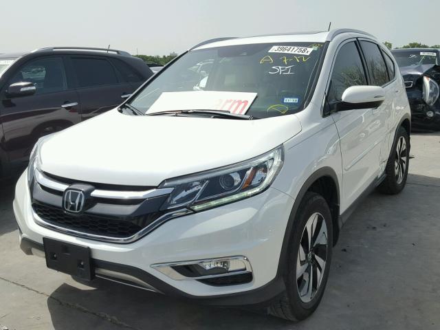 5J6RM3H95GL003219 - 2016 HONDA CR-V TOURI WHITE photo 2