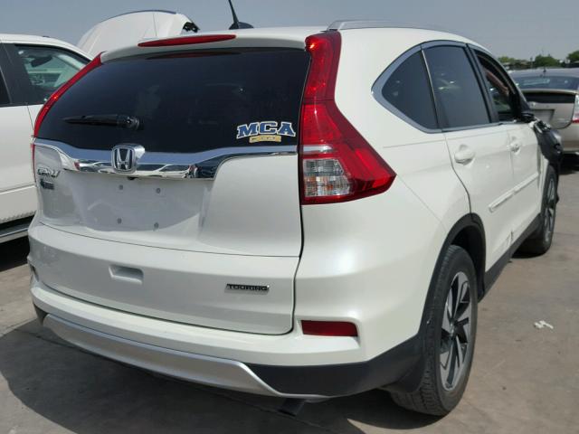 5J6RM3H95GL003219 - 2016 HONDA CR-V TOURI WHITE photo 4