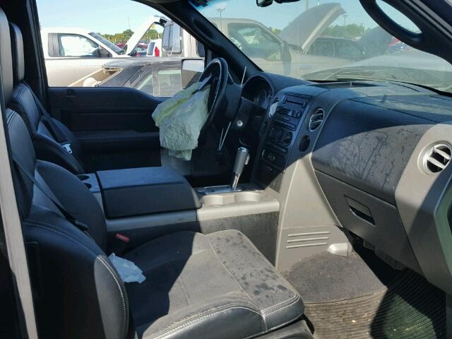 1FTPX14V77FA71371 - 2007 FORD F150 BLACK photo 5