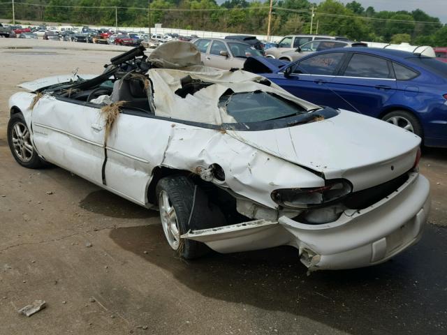 3C3EL55X5VT582305 - 1997 CHRYSLER SEBRING JX WHITE photo 3