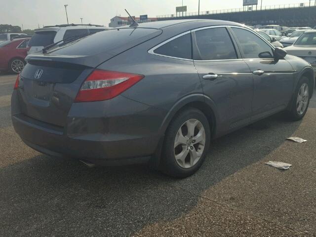 5J6TF1H58BL000258 - 2011 HONDA ACCORD CRO GRAY photo 4