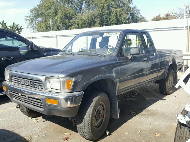 JT4VN13D8L5019477 - 1990 TOYOTA PICKUP 1/2 GRAY photo 2