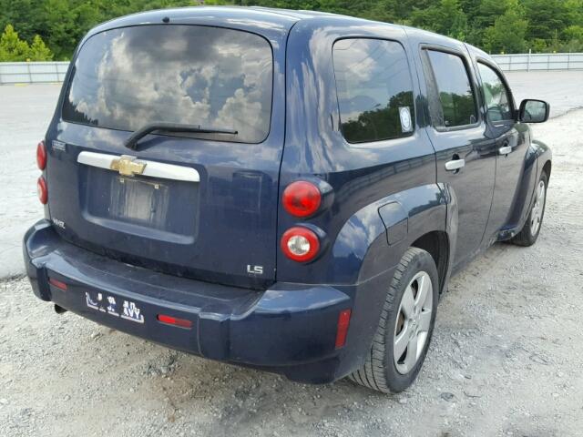3GNDA13DX7S625034 - 2007 CHEVROLET HHR LS BLUE photo 4