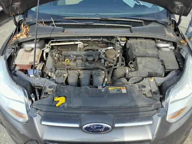 1FADP3F26DL253583 - 2013 FORD FOCUS SE GRAY photo 7